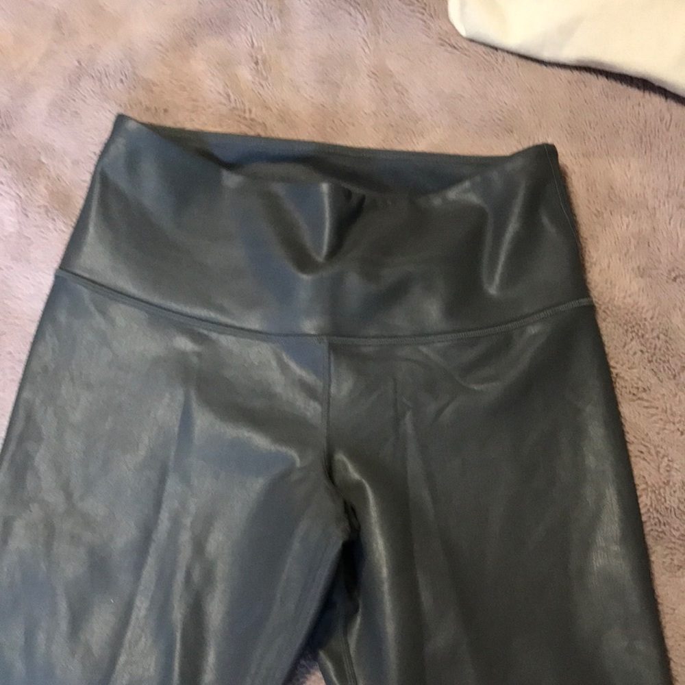 Joe Fresh size large faux leather tights